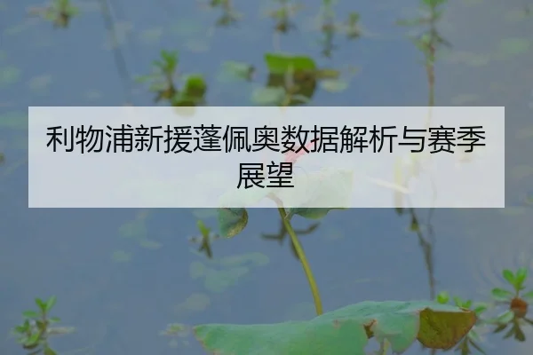 利物浦新援蓬佩奥数据解析与赛季展望